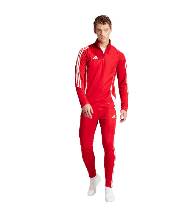 adidas Tiro 24 Trainingstop Rot Weiss - rot