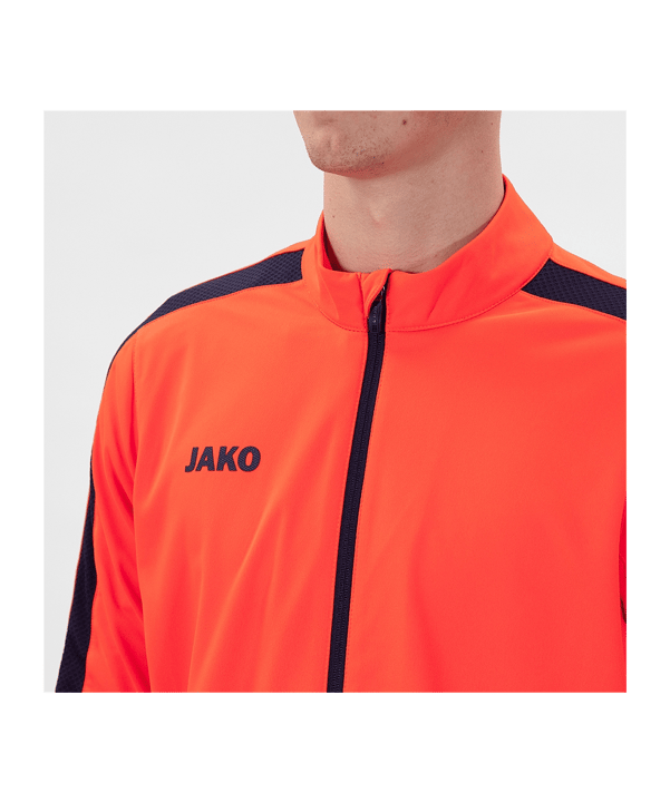 JAKO Power Polyesterjacke Orange Blau F375