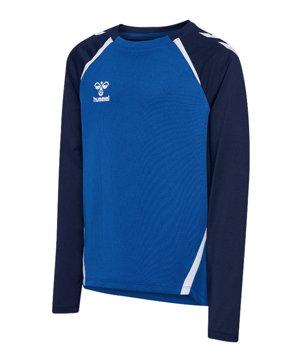 Hummel Lead 2.0 Crew Sweatshirt Kids Blau F8607 - blau