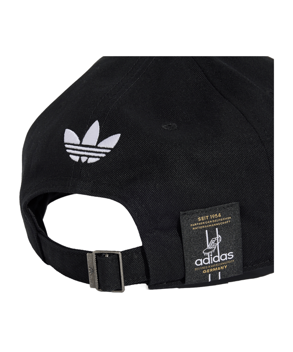 adidas DFB Deutschland Curved Cap Schwarz - schwarz