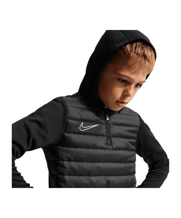 Nike Academy Winter Warrior Drilltop Kids Schwarz F010