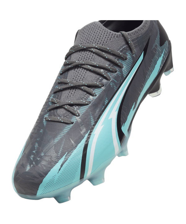PUMA ULTRA Ultimate Rush FG/AG Grau Weiss Blau F01 - grau