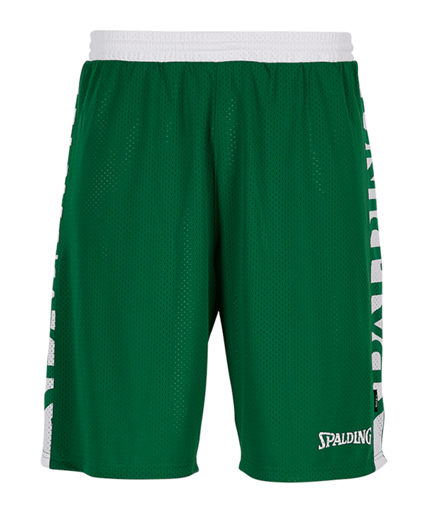 Spalding Essential Reversible Short Kids Grün F04 - schwarz