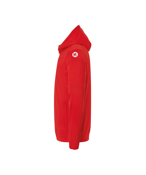 Kempa Player Kapuzenjacke Rot Weiss F03 - rot