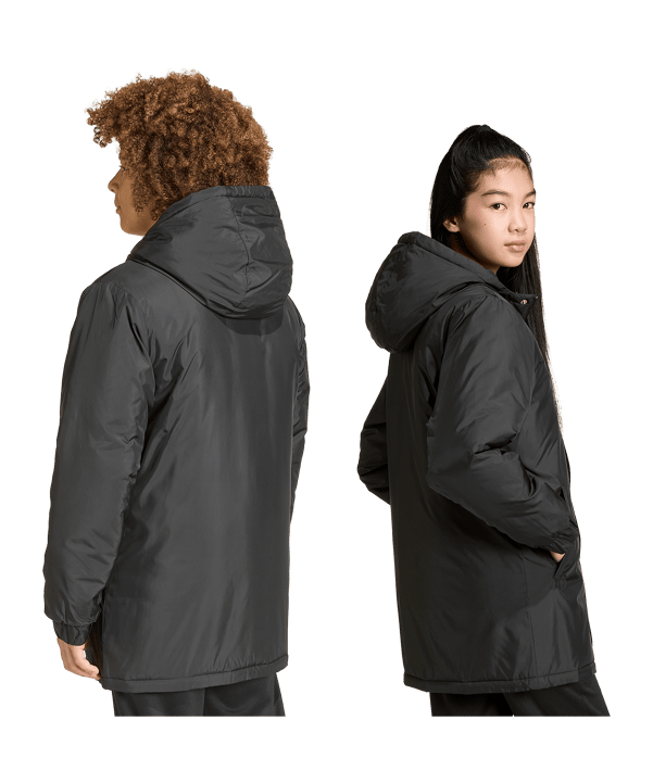 adidas Entrada 26 Winterjacke Kids Schwarz - schwarz