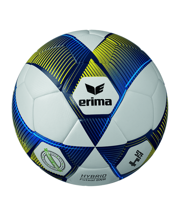 Erima Hybrid Futsal Trainingsbal Blauw Geel - blauw