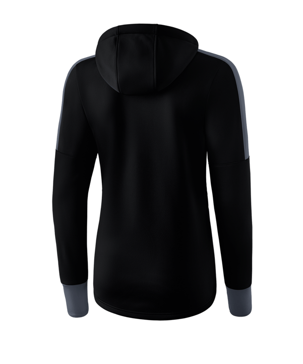 Erima Basic Softshelljacke Damen Schwarz Grau - schwarz