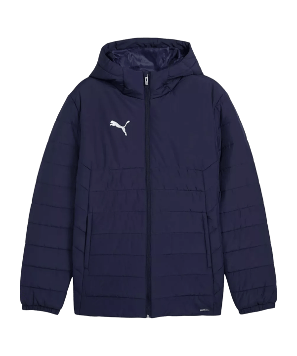 PUMA teamAdiitions Padded Kapuzenjacke Blau F06 - blau