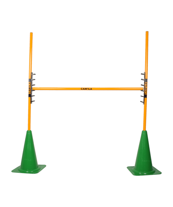 Cawila Hürdenadapter für Trainingsstangen mit 25mm Durchmesser Schwarz - schwarz