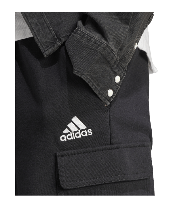 adidas Essentials FT Cargo Short Schwarz - schwarz