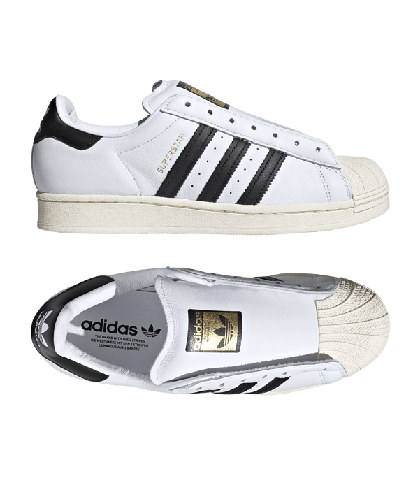 adidas Originals Superstar Laceless Sneaker Weiss - weiss