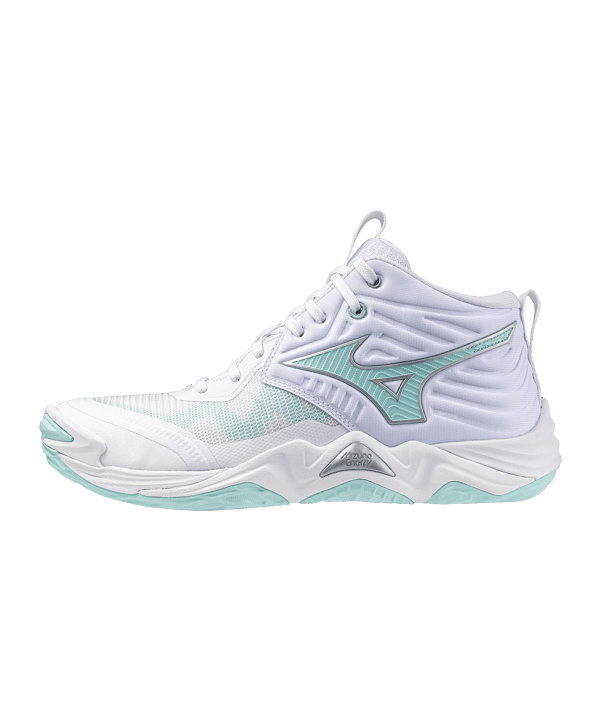 Mizuno Wave Momentum Elite Mid Damen Weiß F45 - weiss