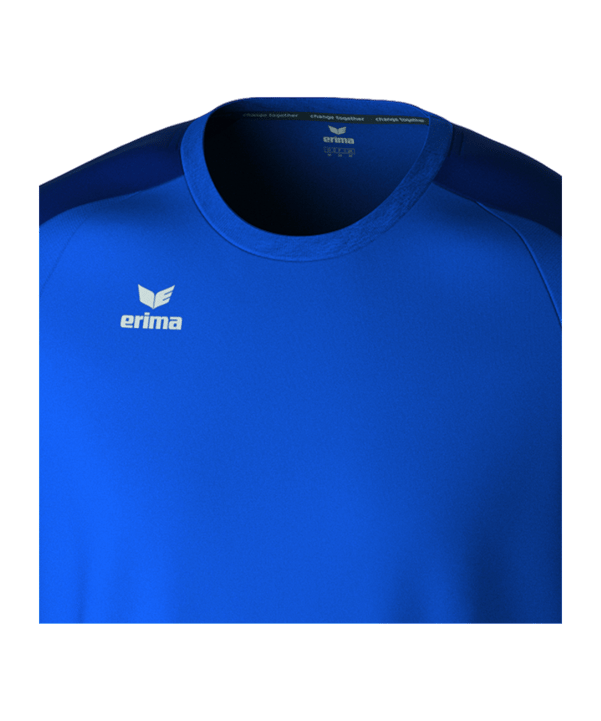 Erima Evo Star T-shirt Kids Blauw Knewroyalnewnavy - blauw