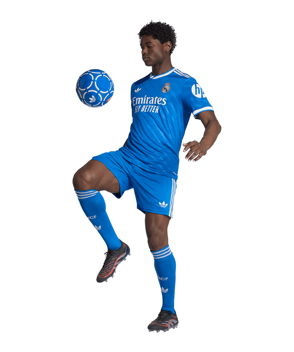 adidas Real Madrid Short 3rd 2025/2026 Blau - blau