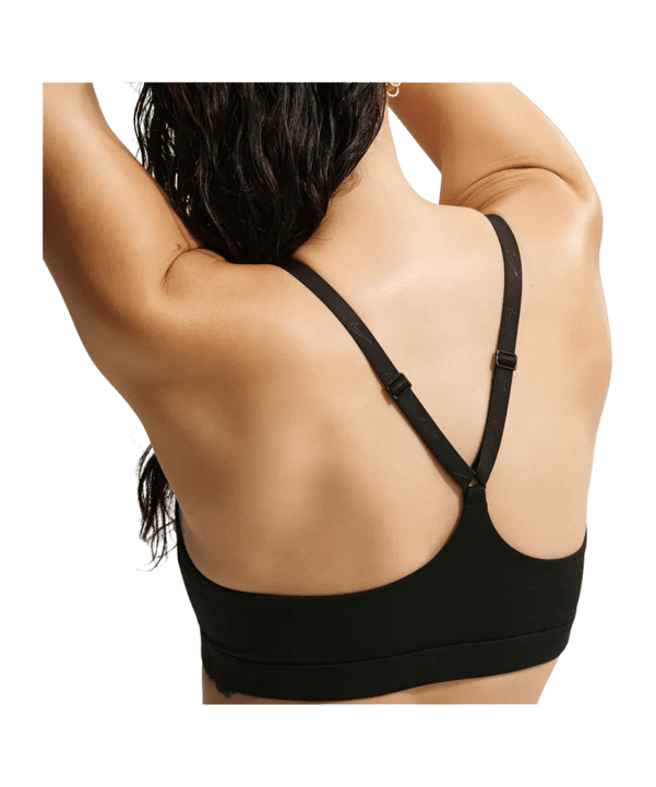 Nike Dri-Fit Indy Gloss Sport-BH Damen Schwarz F010 - schwarz