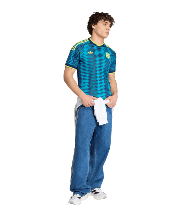 adidas FCF Kolumbien Trikot Away WM 2026 Dunkelblau