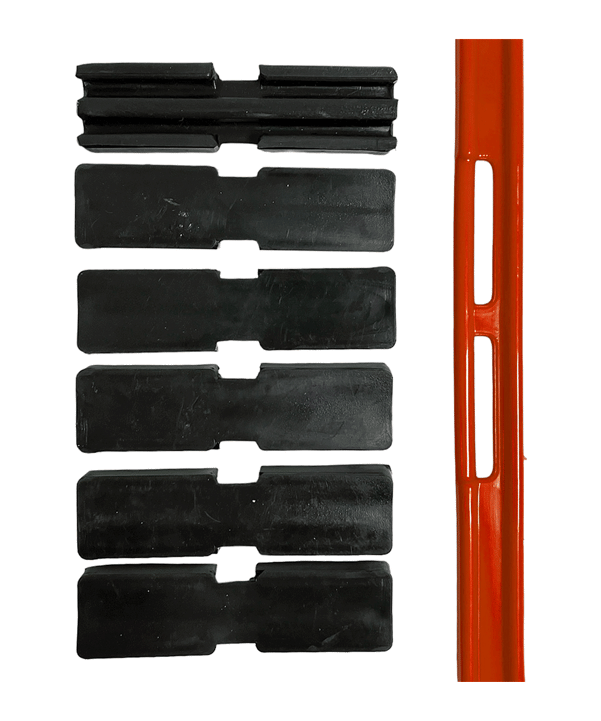 Cawila ACADEMY SQUARE | 6er Set | rot - blau