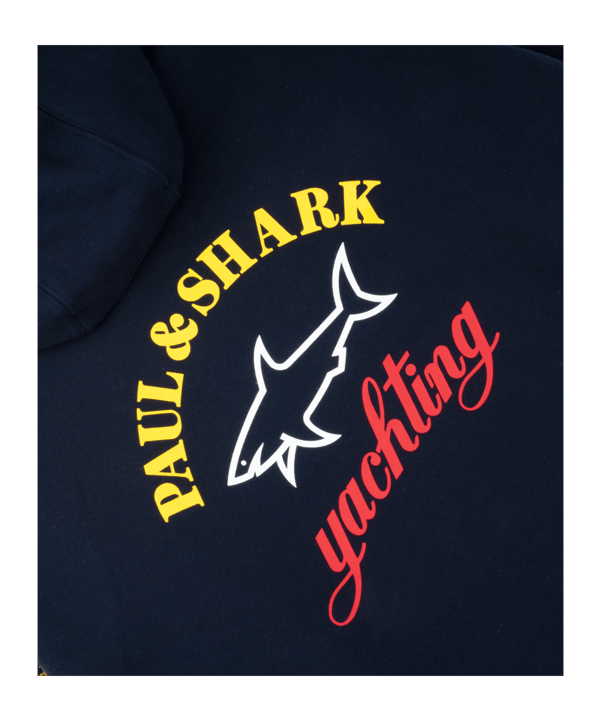 Paul & Shark Knitted Hoody Blau - blau