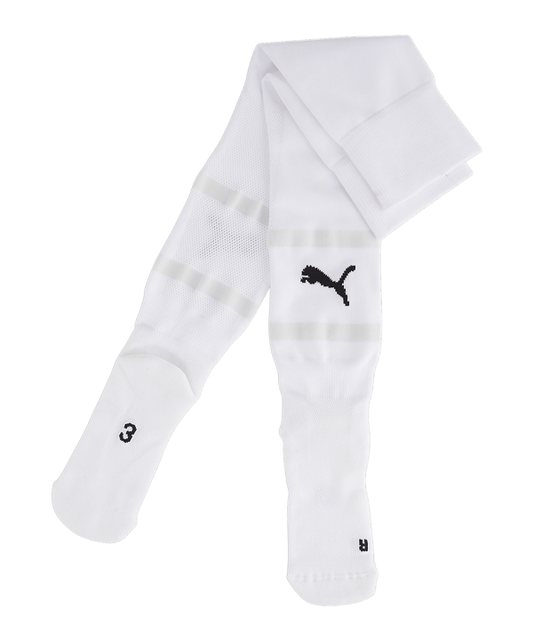 PUMA teamFINAL Strumpfstutzen Weiss Schwarz F04 - weiss