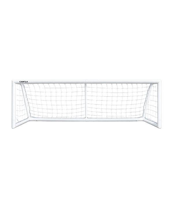 Cawila Walking-Football Tor LIGA ALU | 3x1m | teilverschweißt | inkl. Tornetz Objectif Blanc - blanc