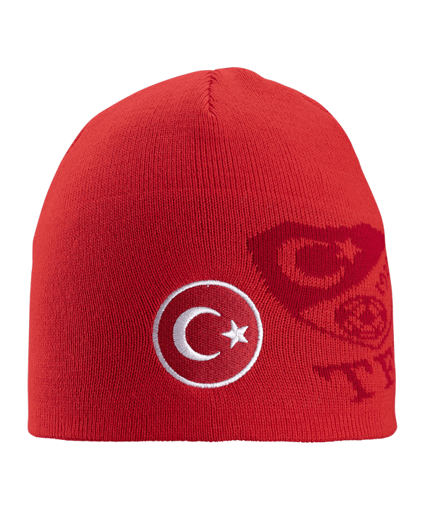 TFF Türkei Beanie Classic Rot - rot
