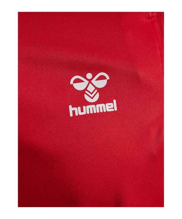 Hummel Essential Half-Zip Sweatshirt Kids Rot F3062 - rot