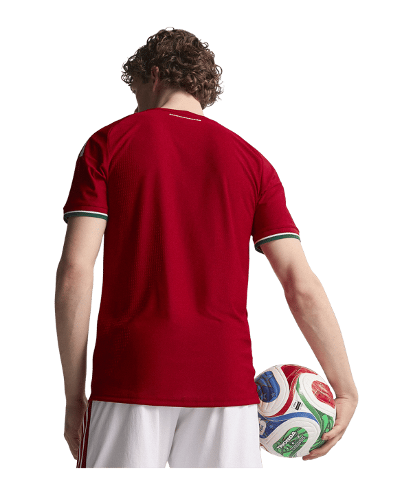 adidas Ungarn Authentic Trikot Home WM 2026 Rot - rot