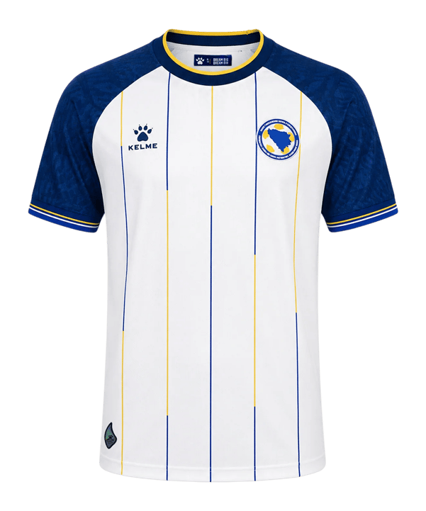 Kelme BIH Bosnien Herzegowina Trikot Away WM 2026 Weiß