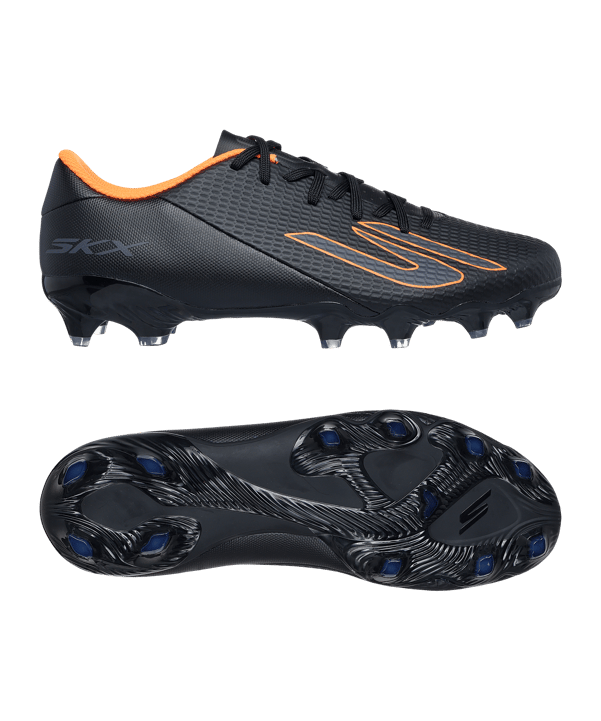 Skechers SKX 2 Low Academy FG Obsidian Schwarz FBKOR - schwarz