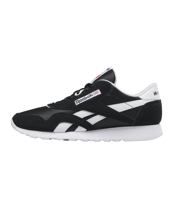 Reebok CL Nylon Schwarz Weiss - schwarz