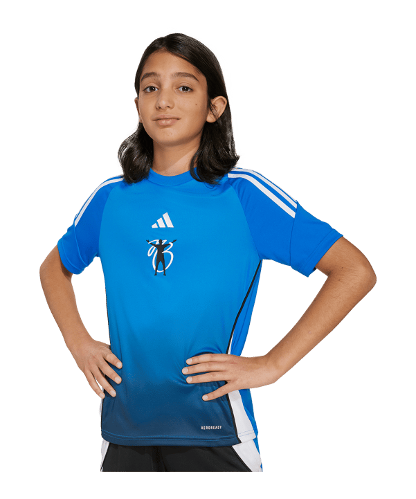 adidas Jude Bellingham Training Trikot Kids Blau - blau