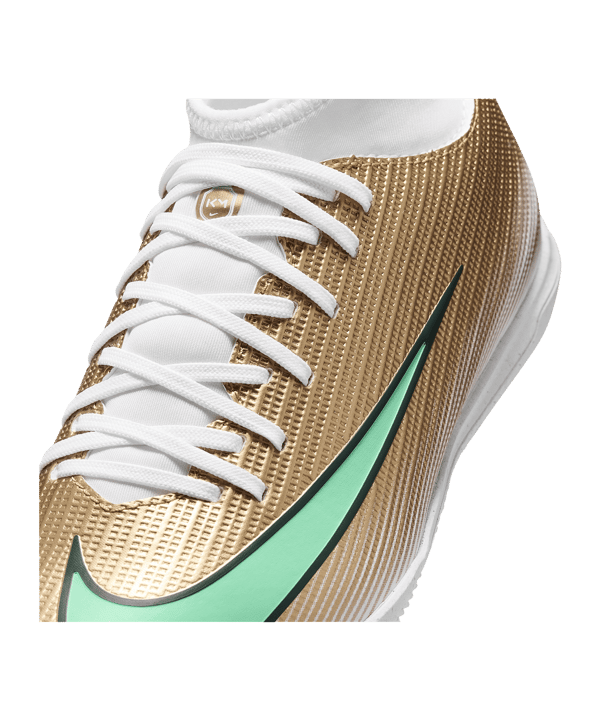 Nike Jr Air Zoom Mercurial Superfly XI Club IN Kylian Mbappe Enfants Gold C701 - doré