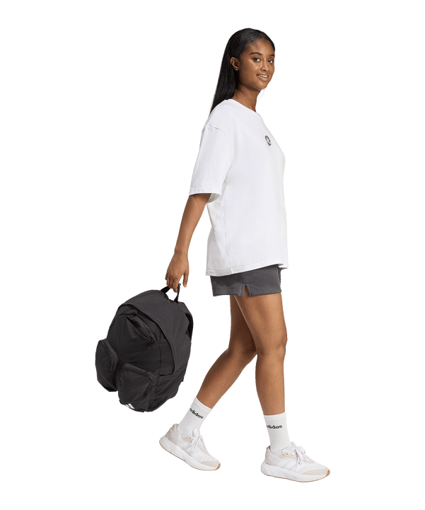 adidas Animal Oversize T-Shirt Damen Weiß - weiss