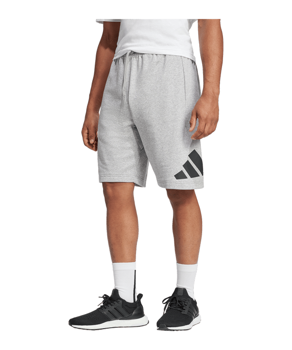 adidas Essentials Big Logo Short Grau - grau