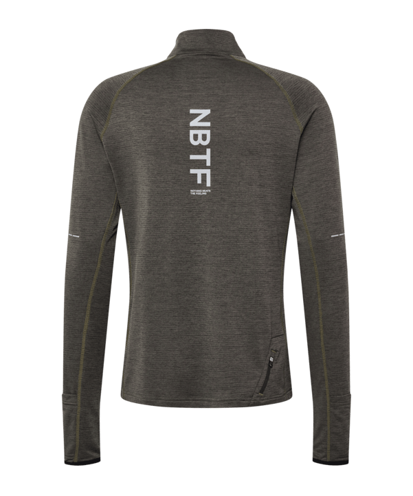 Newline nwlPACE HalfZip Sweatshirt Grau F1166 - grau