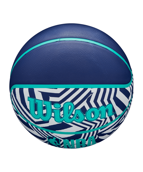 Wilson NBA Drv Plus Dazzle Camo Trainingsball Blau - blau
