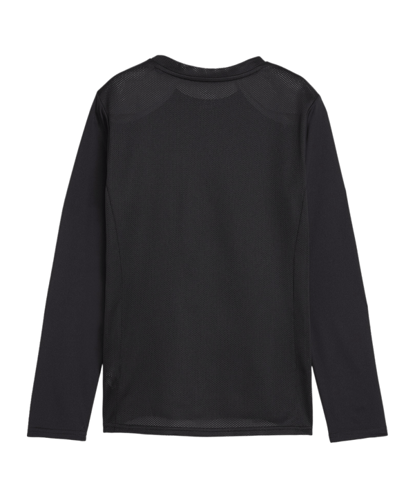 PUMA teamGOAL Trikot Langarm Kids Schwarz Weiss F03 - schwarz
