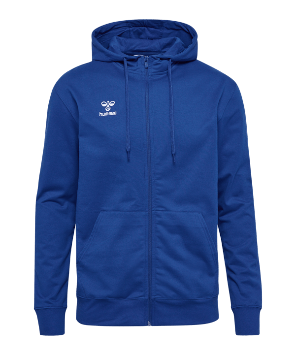 Hummel GO 2.0 Kapuzenjacke Blau F7045 - blau