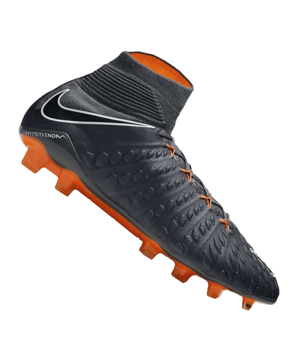 Nike Hypervenom Phantom III Elite DF FG Grau F081 - grau