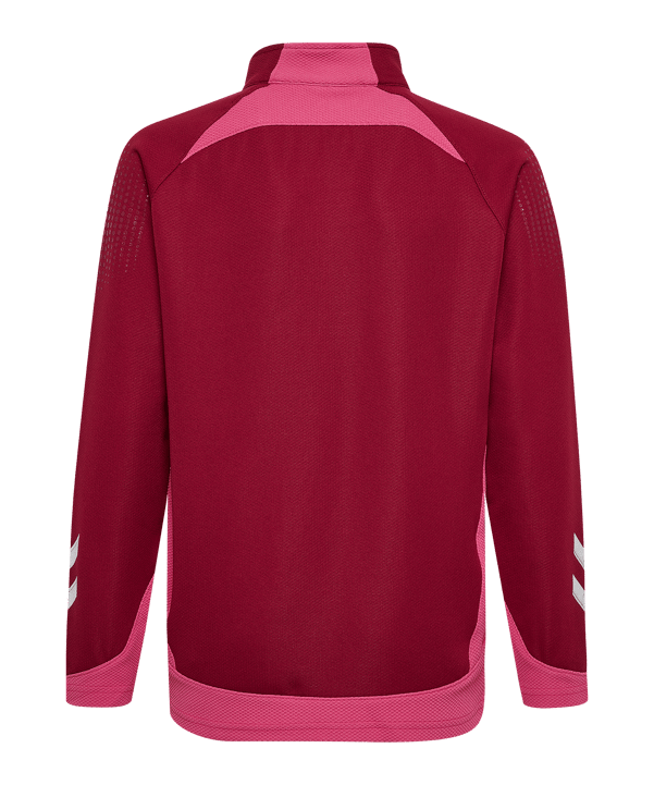 Hummel hmlLEAD HalfZip Sweatshirt Kids Rot F3584 - rot