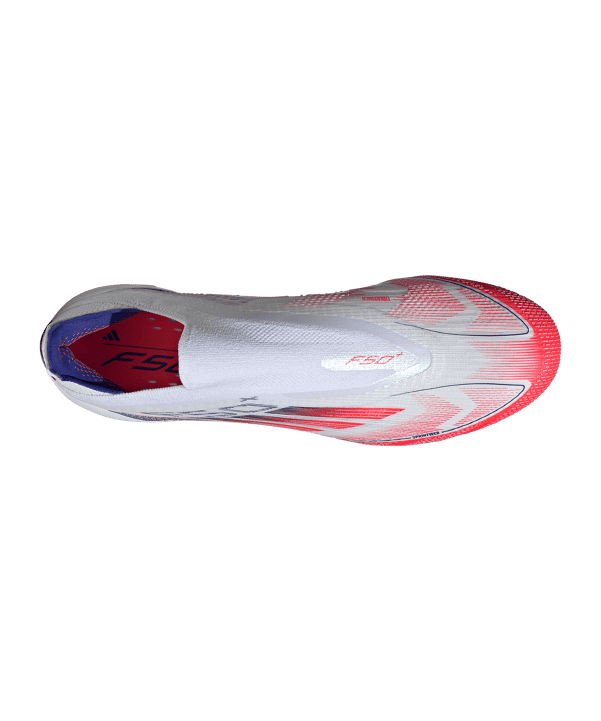 adidas F50+ FG Advancement Weiss Rot - weiss