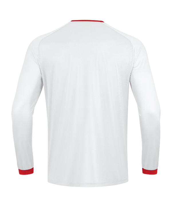 JAKO Inter Trikot langarm Kids Weiss Rot  F011 - weiss
