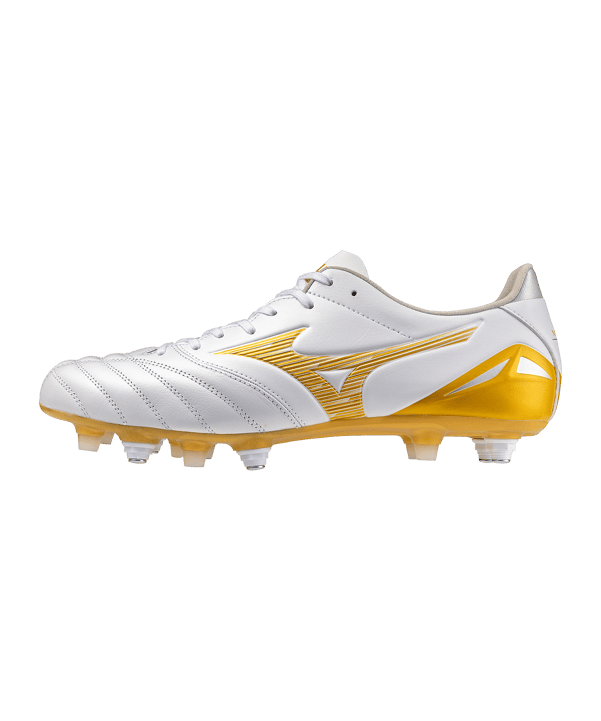Mizuno Morelia Neo IV Pro SG Bright Gold Weiß F50 - weiss