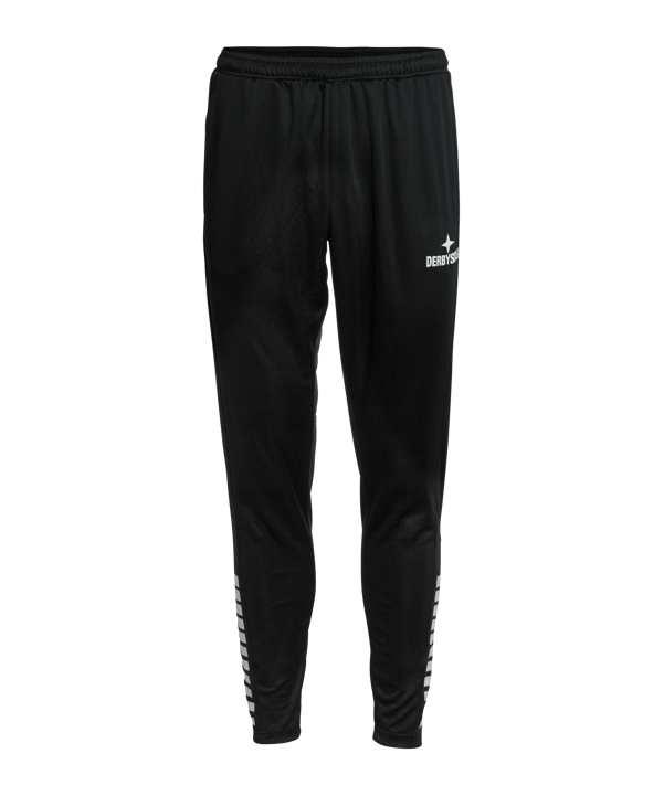 Derbystar Primo Trainingshose Schwarz Weiss F210 - schwarz