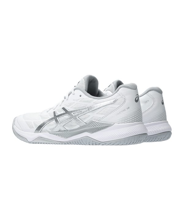 Asics GEL-TACTIC 12 Schuh Damen Weiss F100 - weiss
