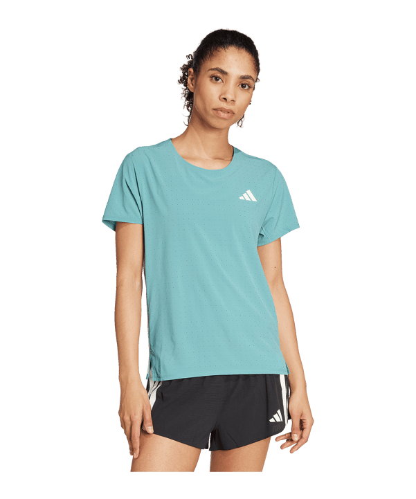 adidas Adizero Running T-shirt Donna Blu - blu