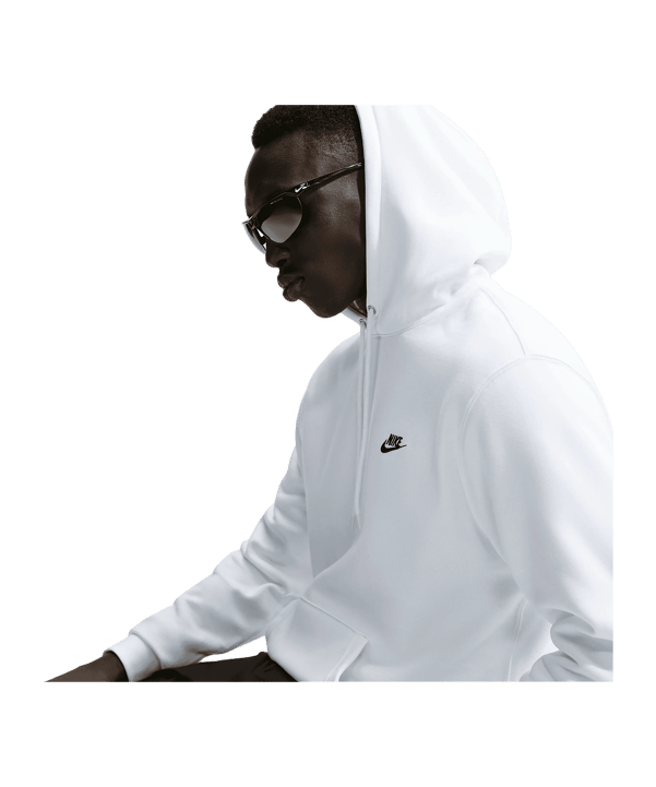 Nike Club Hoody Weiß