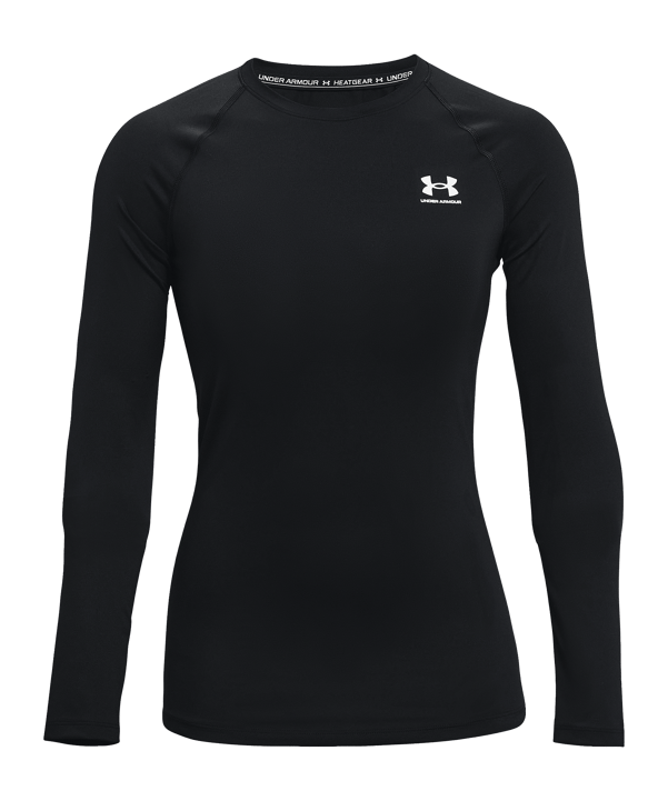 Under Armour Baselayer HG Authentics Comp Longsleeve Manica Lunga Donna Nero C001 - nero