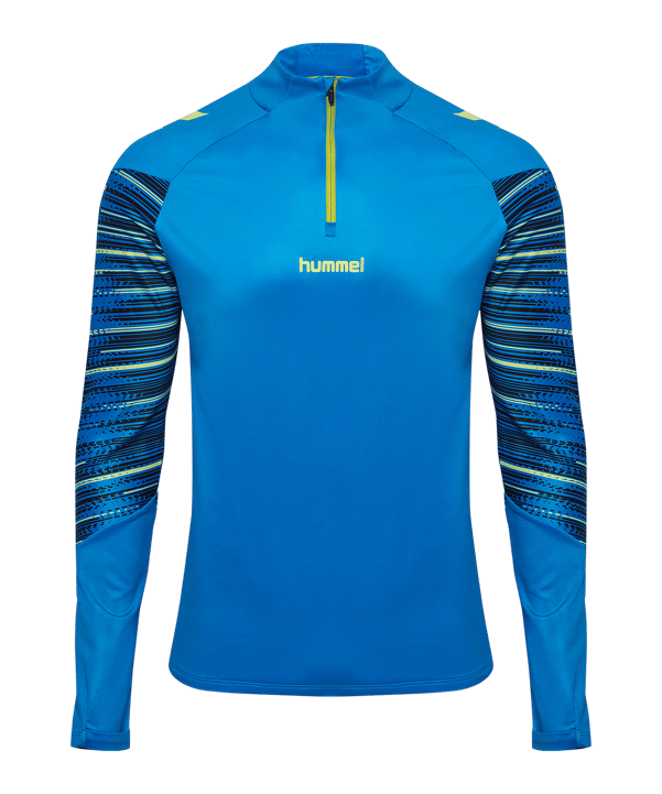 Hummel Blaze Pro Training Half Zip Sweatshirt Blau F8650 - blau