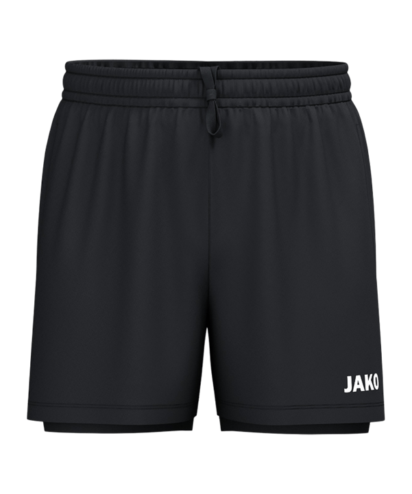 JAKO 2in1 One Short Schwarz F800 - schwarz